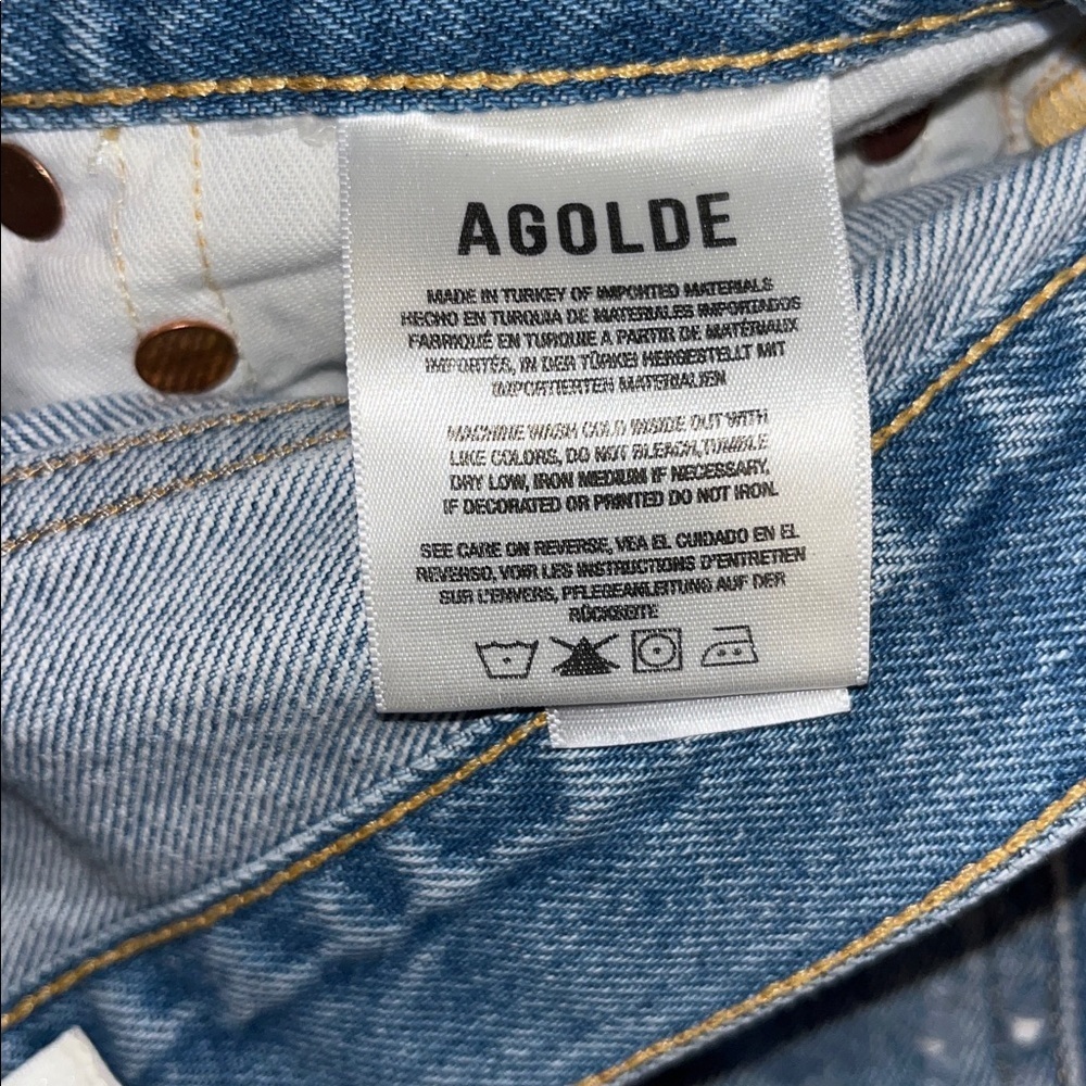 AGOLDE Parker Vintage Cut Off Short | size 23 - Picture 6 of 9